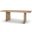 Grier Light Brown Wood With Cane Dining Table