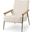 Grosjean Cream Boucle Accent Chair