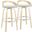 Grotto 30 Inch Fixed Height Barstool Set of 2 In Light Green