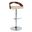 Grotto Adjustable Barstool In Cream and Walnut