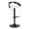 Grotto Adjustable Barstool In Mahogany and White