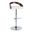 Grotto Adjustable Barstool In Mahogany and White