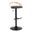 Grotto Adjustable Barstool In Natural and Brown
