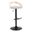 Grotto Adjustable Barstool In Natural and Light Green