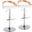 Grotto Adjustable Barstool Set of 2 In Zebra/Chrome
