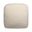Grysta Solid Hand-Woven Boucle Pouf In Beige