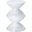 Guildsman Metal Table Stool in White