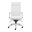 Gunar Pro High Back Office Chair In White Leatherette