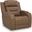 Guru Power Recliner with Audio Seating In Caramel