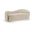 Gustavo 92.5 Inch Velvet Upholstered Sofa In Cream and Natural