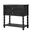 Gwen 30"Tall 2-Drawer End Table In Charcoal