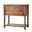 Gwen 30"Tall 2-Drawer End Table In Walnut