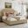 Gwen King Upholstered Bed In Mellow Teak