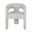 Gwen Upholstered Sculpture Armchair In Grey