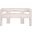 Gwen Upholstered Sculpture Bench In Natural