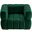 Gwen Velvet Chair In Green