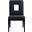 Gwendolyn Vegan Leather Dining Side Chair Set of 2 In Black