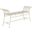 Hadley Antique White Bench