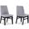 Hadley Side Chair Set of 2 In Light Grey
