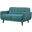 Hailey Teal Loveseat