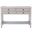 Haines 4Drw Console Table in Greige