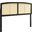 Halcyon Cane Full Headboard In Black