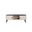 Haley 55.10 Inch Tv Stand In White and Black Marble