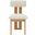 Halloway Boucle and Wood Dining Chair In Ivory and Natural