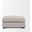 Halston Small Ottoman In Gray