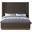 Halton Boucle Fabric King Bed In Brown