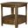 Primo Warm Medium Brown Rectangular Drawer End Table