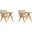 Hamlet Accent Chair In Nature Cane Set of 2