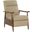 Hampton Push Thru The Arms Recliner In Shoreham Cream