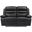 Hancock Double Reclining Loveseat In Black