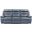 Hancock Double Reclining Sofa In Blue