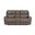 Hancock Zero Gravity Power Reclining Console Loveseat with Headrest and Footrest In Bette Hazel