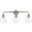 Hanson 3 Lights Bath Sconce In Polished Nickel With Clear Shade