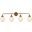 Hanson 4 Lights Bath Sconce In Brass With Frosted Shade
