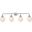 Hanson 4 Lights Bath Sconce In Polished Nickel With Frosted Shade