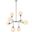 Hanson 8 Lights Pendant In Polished Nickel With Frosted Shade
