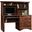 Harbor View Computer Desk With Hutch In Curado Cherry