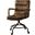Harith II Vintage Whiskey Leather Executive Office Chair