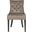 Harlow Clay and Espresso Tufted Ring Chair Set of 2