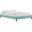 Harlow Full Performance Velvet Platform Bed Frame In Mint