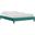 Harlow Full Performance Velvet Platform Bed Frame In Teal