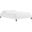 Harlow Twin Performance Velvet Platform Bed Frame In White