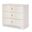 Harmony 3 Drawer Bedside Chest In Prelude Frost