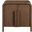 Harmony Oak Veneer and Solid Wood Night Stand In Brown