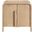 Harmony Oak Veneer and Solid Wood Night Stand In Natural