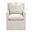 Essentials Harmony Arm Chair With Casters In Bisque and Natural Gray